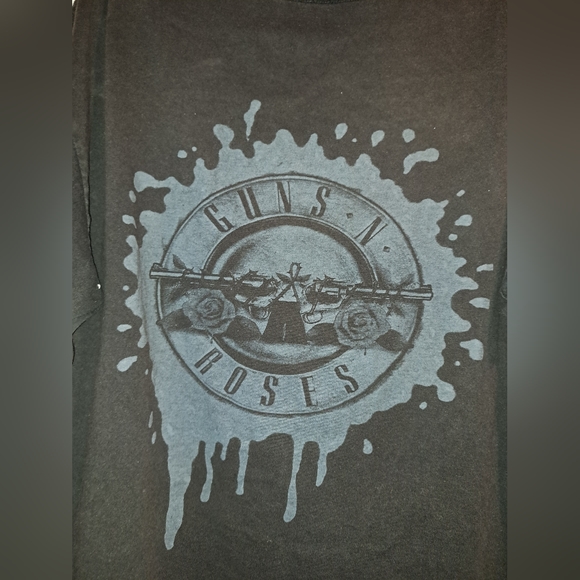 Vintage y2k Guns and roses back and front graphic print - Picture 4 of 9